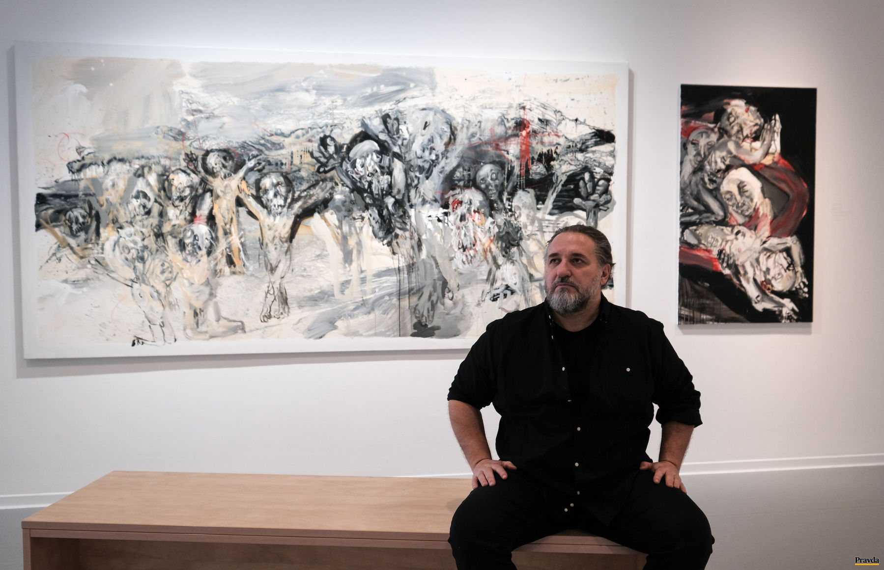 Marek Ormandík v galérii Danubiana.