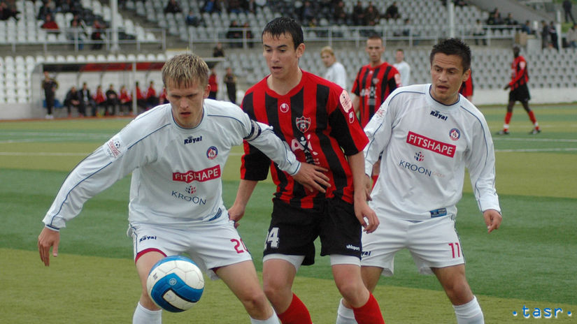 Branislav Jašurek (vpravo) počas hráčskej...