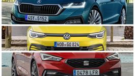 Golf, Octavia či Leon? Ktoré z koncernových trojičiek sa najviac oplatí?