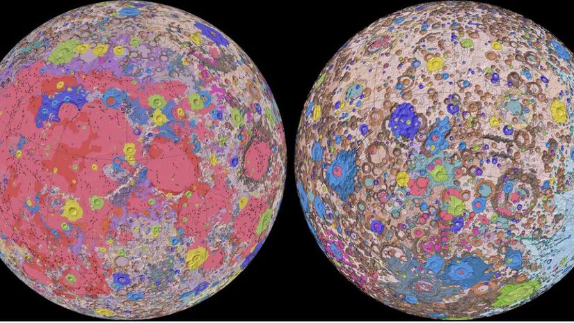 geologicka mapa mesiaca