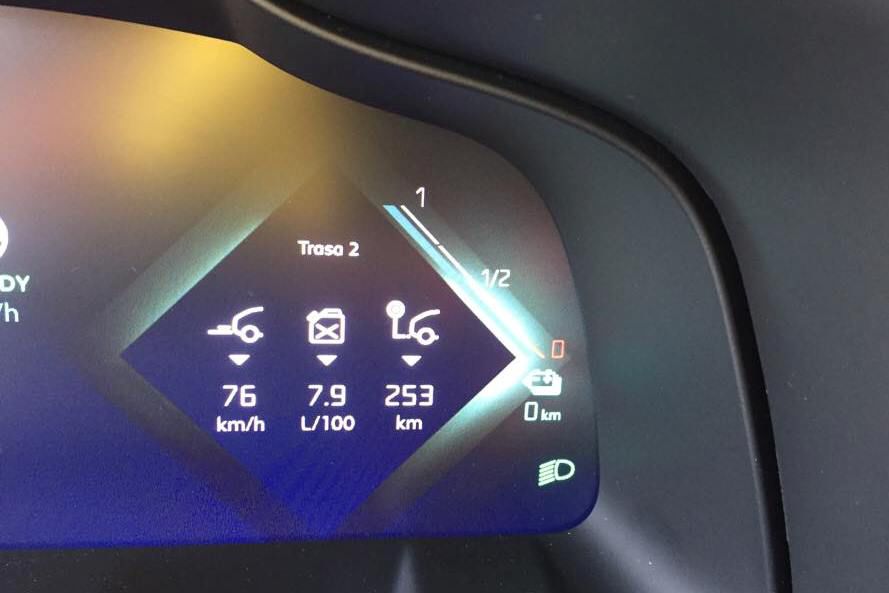 Spotreba na prvých 100 km/h dosiahla 4,5 litra...