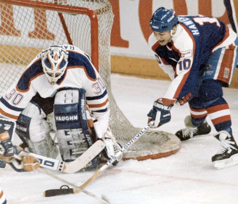 Dale Hawerchuk v drese Winnipegu Jets.