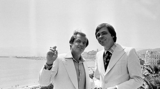 Záber z 15. mája 1974: Herec Jack Nicholson...