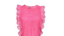 Výrazné čipkované šaty Pinko. Predávajú sa za 275 eur. 
