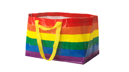 STORSTOMMA Nákupná taška Strostomma od Ikea v limitovanej edícii na podporu boja proti homofóbii. Info o cene v predaji. 