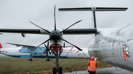 odstavene lietadla, letisko Bratislava