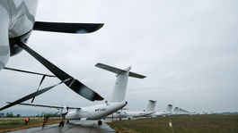 odstavene lietadla, letisko Bratislava