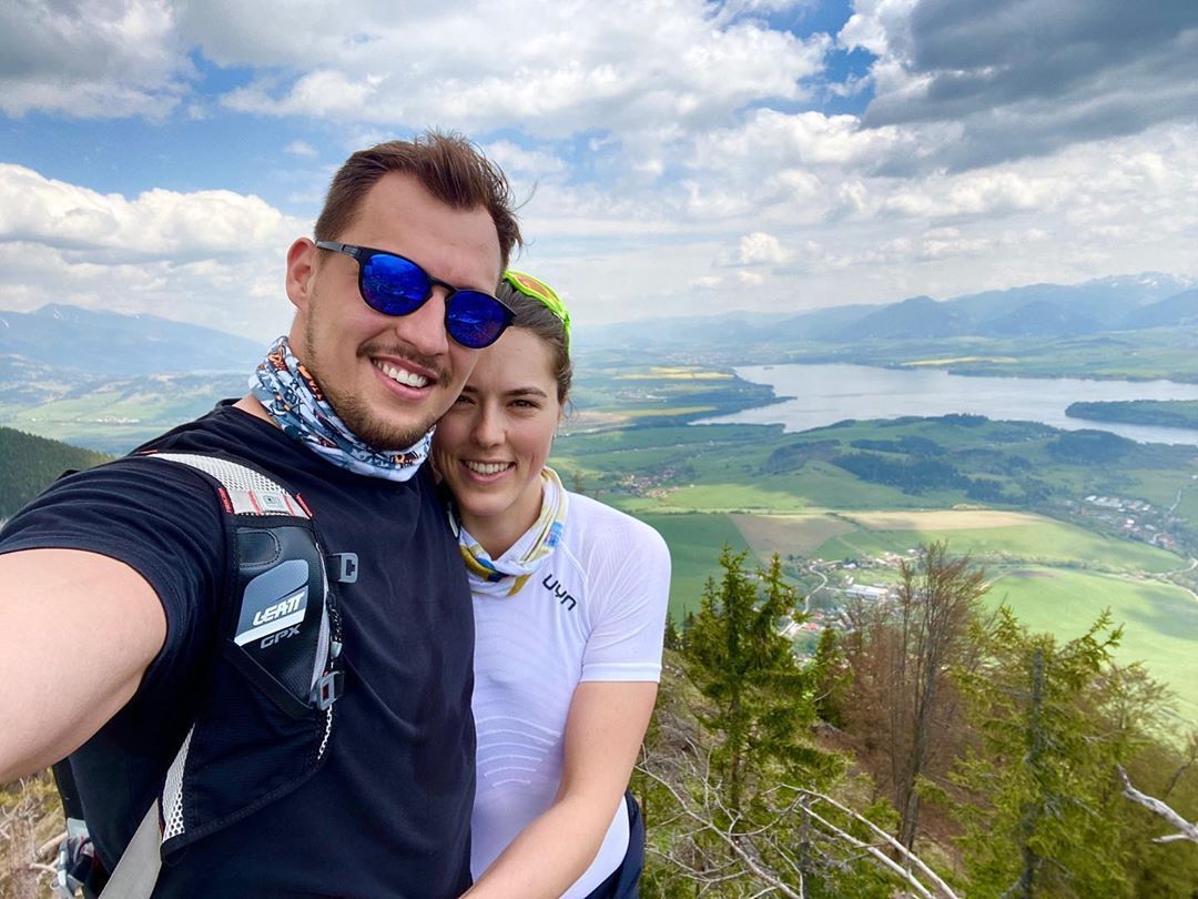 Petra Vlhová s priateľom Michalom.