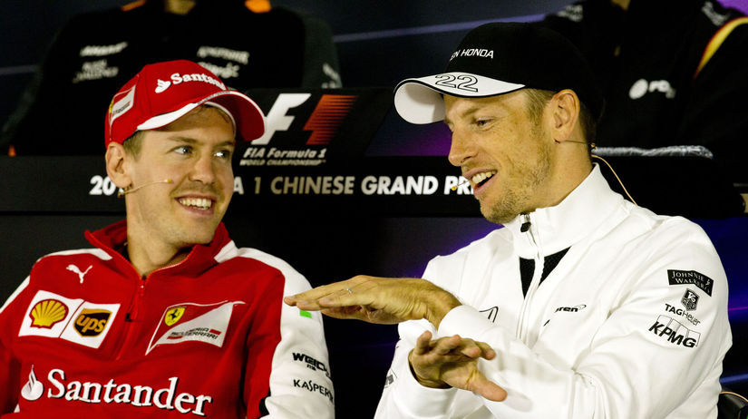 Sebastian Vettel, Jenson Button