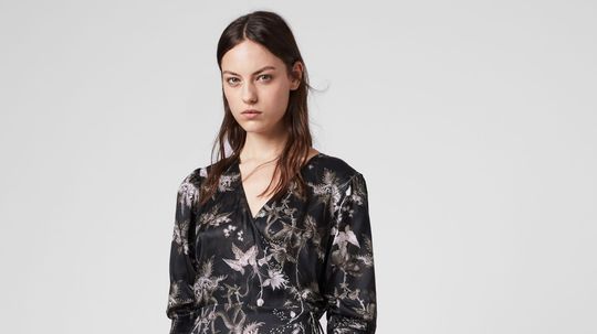 Zavinovacie šaty s florálnou potlačou All...