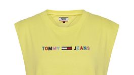 Dámske tričko bez rukávov Tommy Jeans by Tommy Hillfiger, predáva sa za 45 eur. 