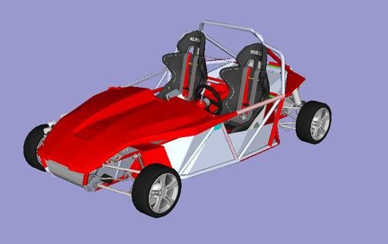 3D model vozidla