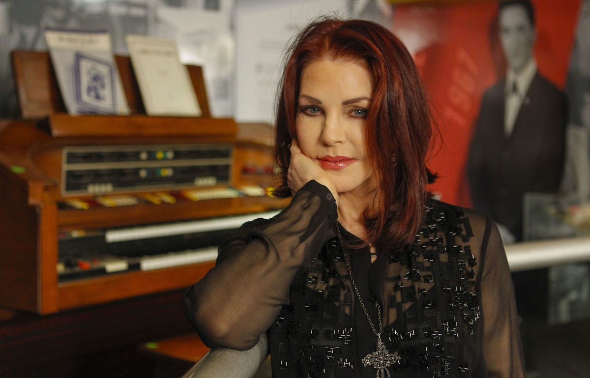 Priscilla Presley na zábere z roku 2014.