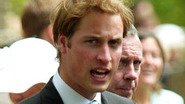 Princ William na zábere z roku 2005 - s ešte pomerne bujnou hrivou.