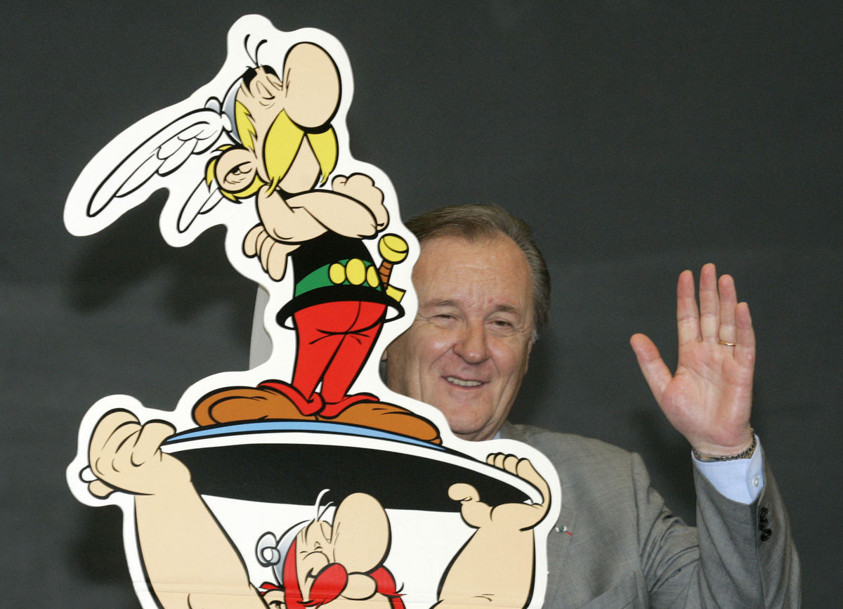 Albert Uderzo so svojimi postavičkami na...