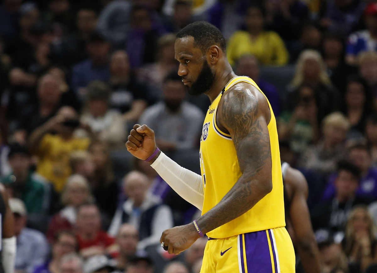 Basketbalová superhviezda LeBron James.