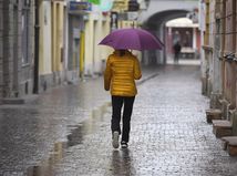 Košice počasie dážď