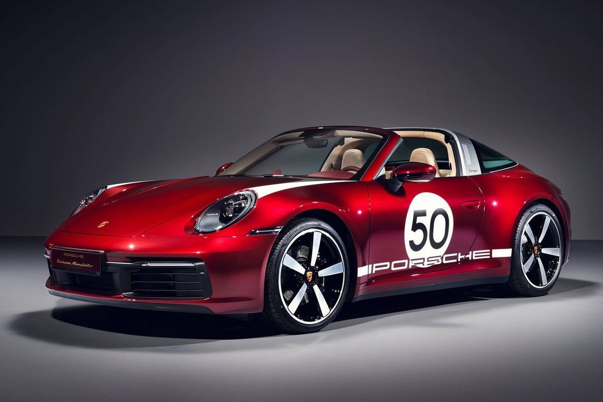 Targa Heritage Design Edition dostala bordový...