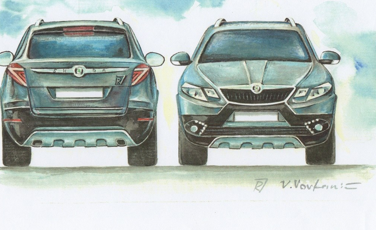 Vlado Vovkanič - návrh SUV Škoda