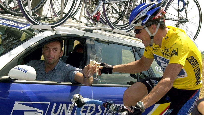 Johan Bruyneel, Lance Armstrong