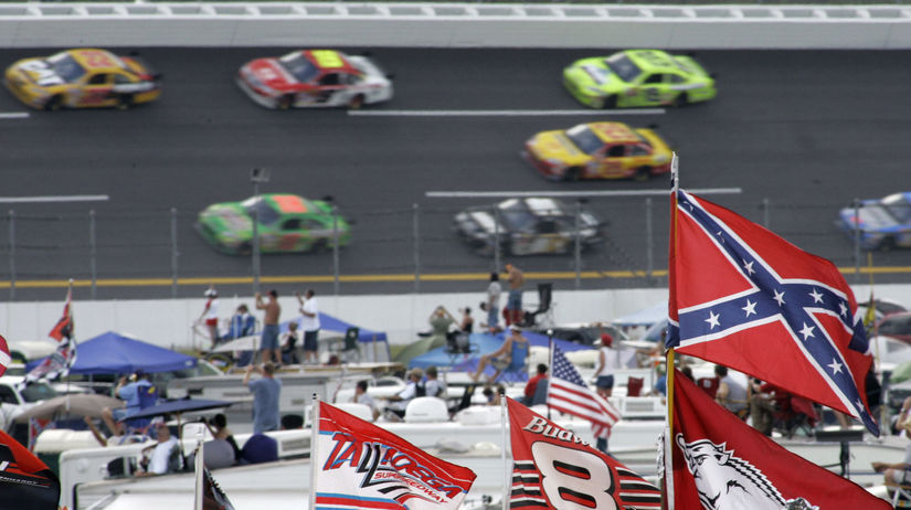 NASCAR Confederate Flag Auto Racing
