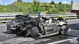 Toyota Corolla - havária Praha