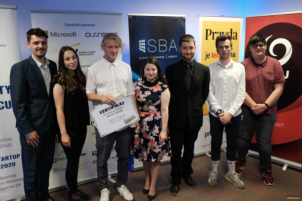 Víťazi minuloročnej Slovak University Startup Cup.