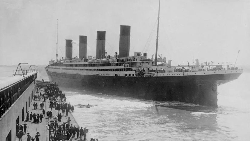 Titanic - fotografia ľadovca