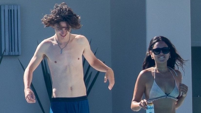 dovolenka, paparazzi, timothee chalamet, eiza gonzalez, exkluzívne, foto.