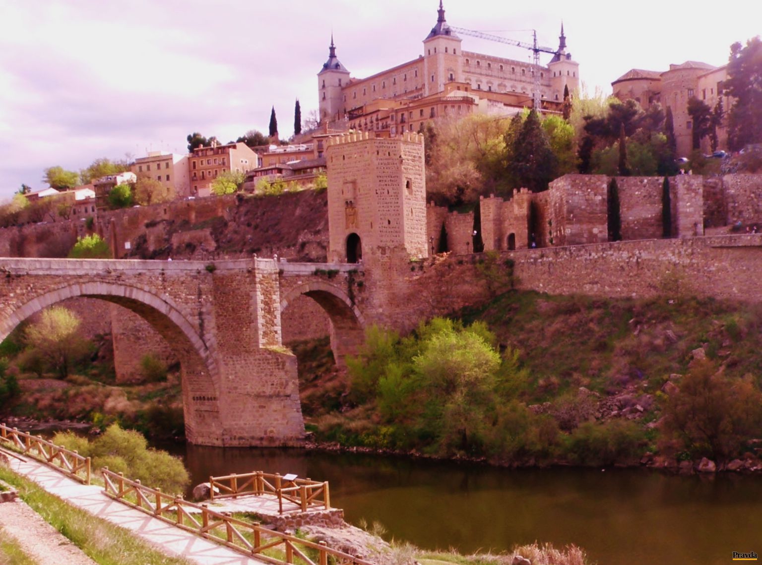 Alcazar (pevnosť) sv. Servanda v Tolede.