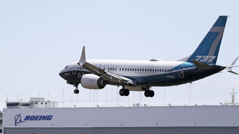 Boeing 737 max test lietadlo