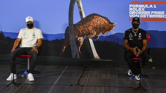 Valtteri Bottas, Lewis Hamilton