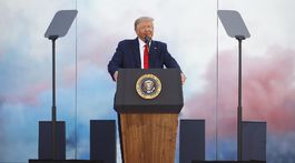 Trump na štátny sviatok hovoril o porážke radikálnej ľavice či marxistov