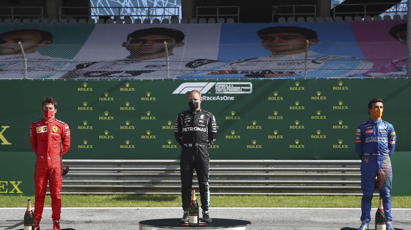Trojica najlepších - Valtteri Bottas...