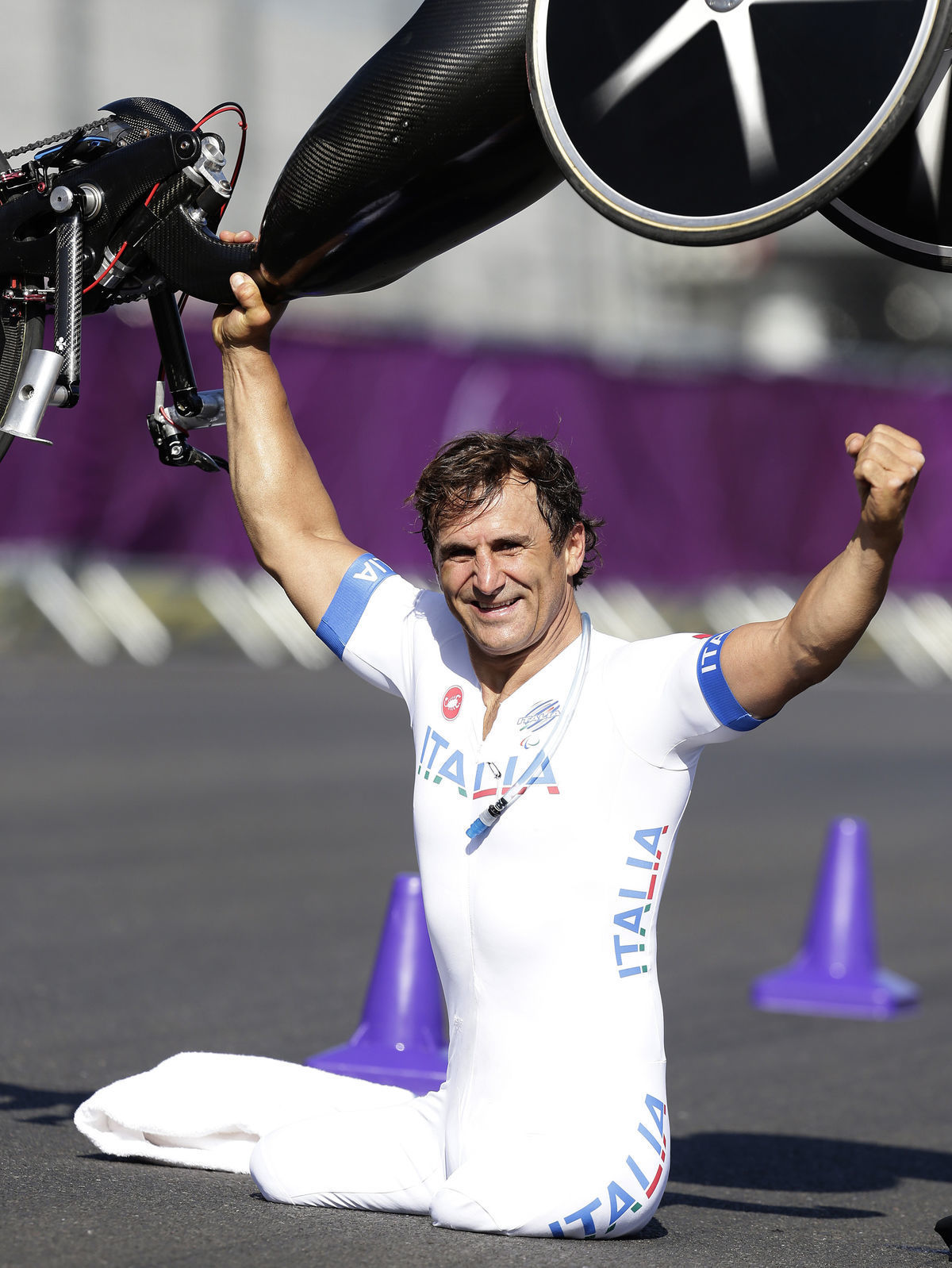 Alex Zanardi na OH 2012 v Londýne.