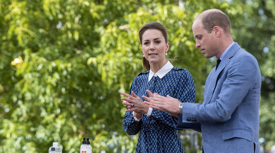 Princ William a jeho manželka Kate, vojvodkyňa...