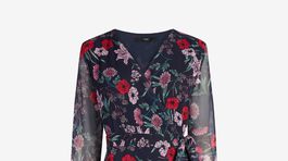 Dámske vzorované šaty s kvetinovým motívom Next, predávajú sa za 47 eur. 