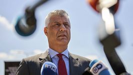 Thaci dorazil do Haagu na vypočúvanie pre obvinenia z vojnových zločinov