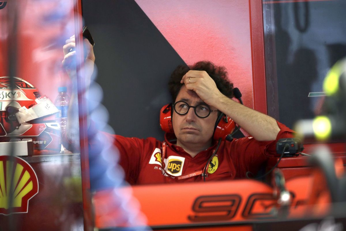 Šéf tímu Ferrari Mattia Binotto.