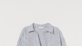 Šaty z ľanovej zmesi s potlačou H&M, predávajú sa za 29,99 eur. 