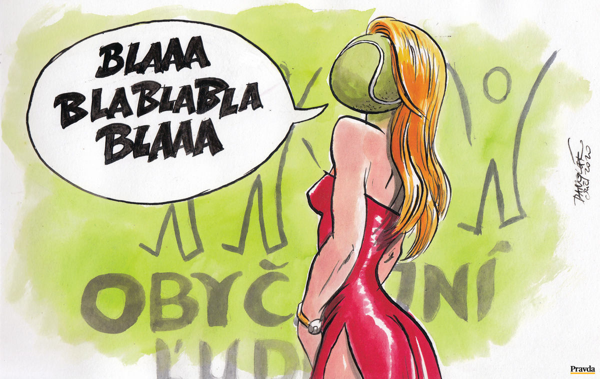 Karikatúra Danglára zo sobotňajšieho čísla...