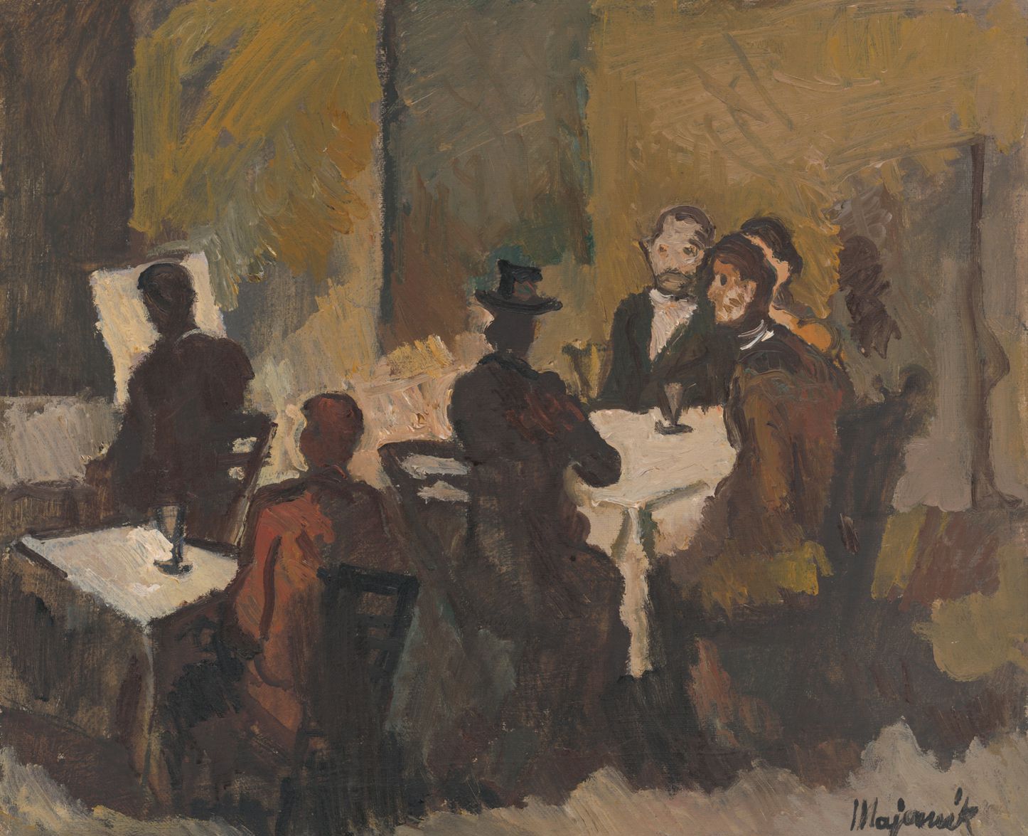Cyprián Majerník: Kaviarenská spoločnosť, 1941...
