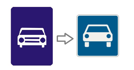 Mení sa aj značenie ciest pre motorové vozidlá.