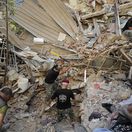 libanon bejrút trosky výbuch ruiny