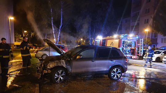 Považskobystrickému viceprimátorovi Máťošovi zhorelo v noci auto