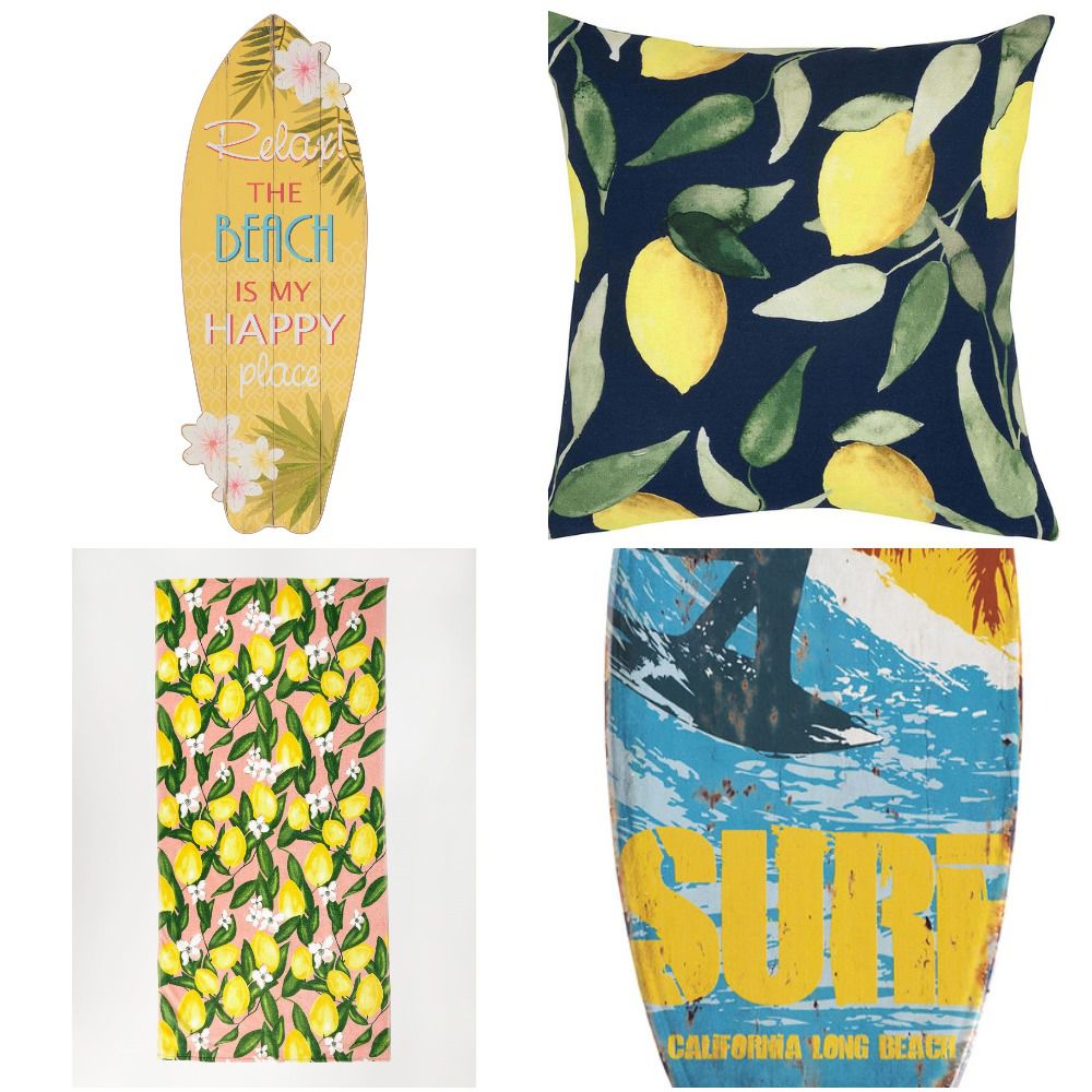 Hore: 1. Nástenná dekorácia, KIK 2. Vankúš,...