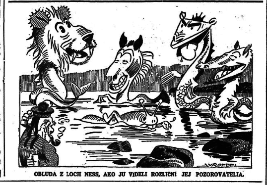 Karikatúra uverejnená v Slovenskom denníku 26....