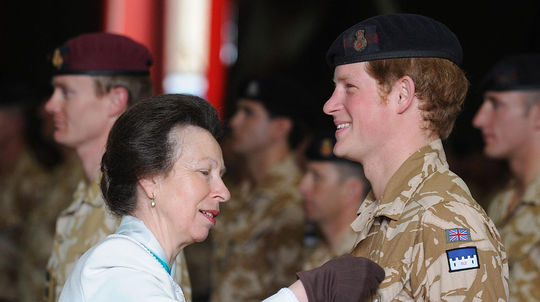 Princezná Anne v roku 2008 po svojom pôsobení v ...