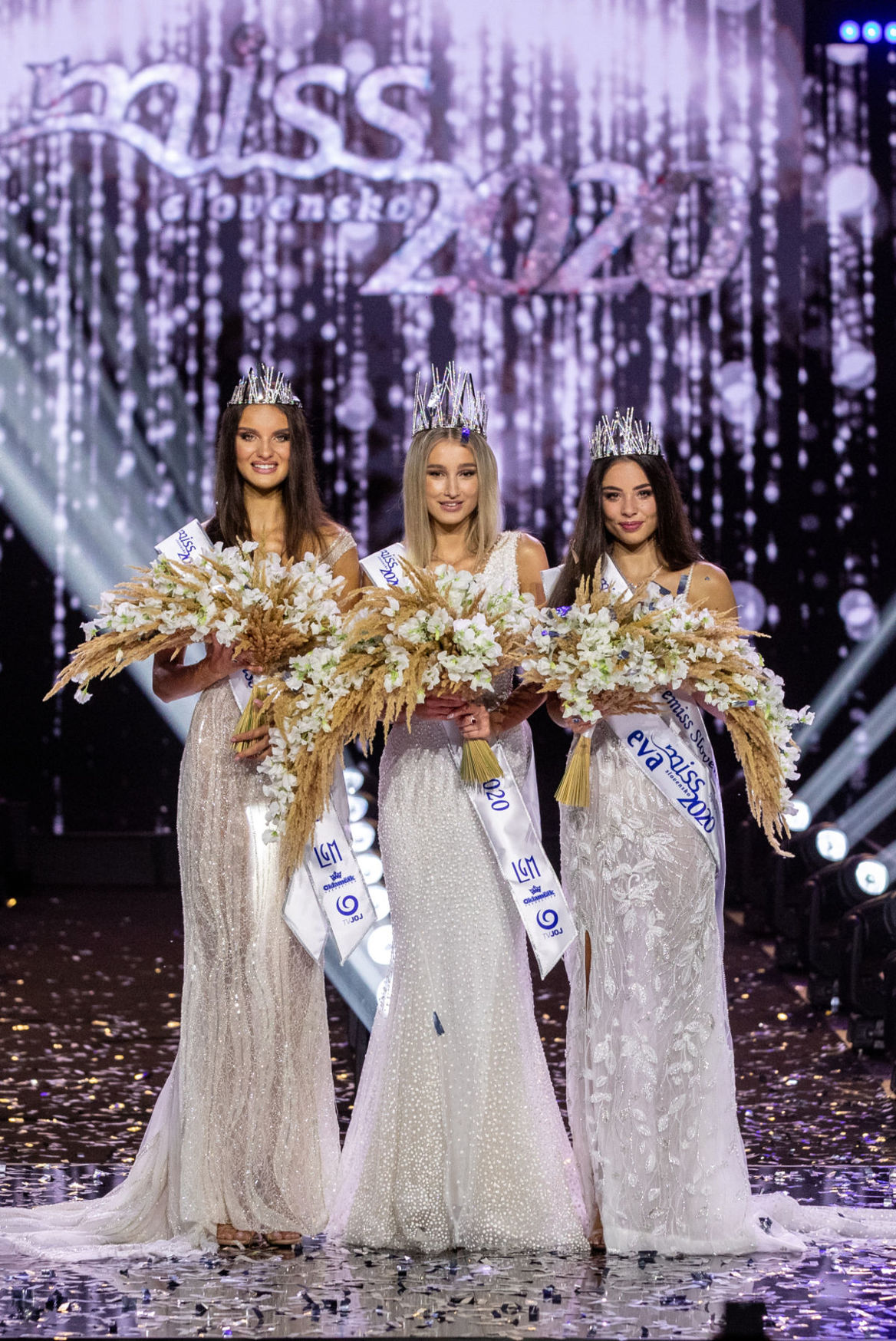 Zľava: Druhá vicemiss Kristína Víglaská, nová...