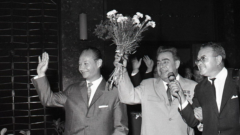 Alexander Dubček, Leonid Brežnev